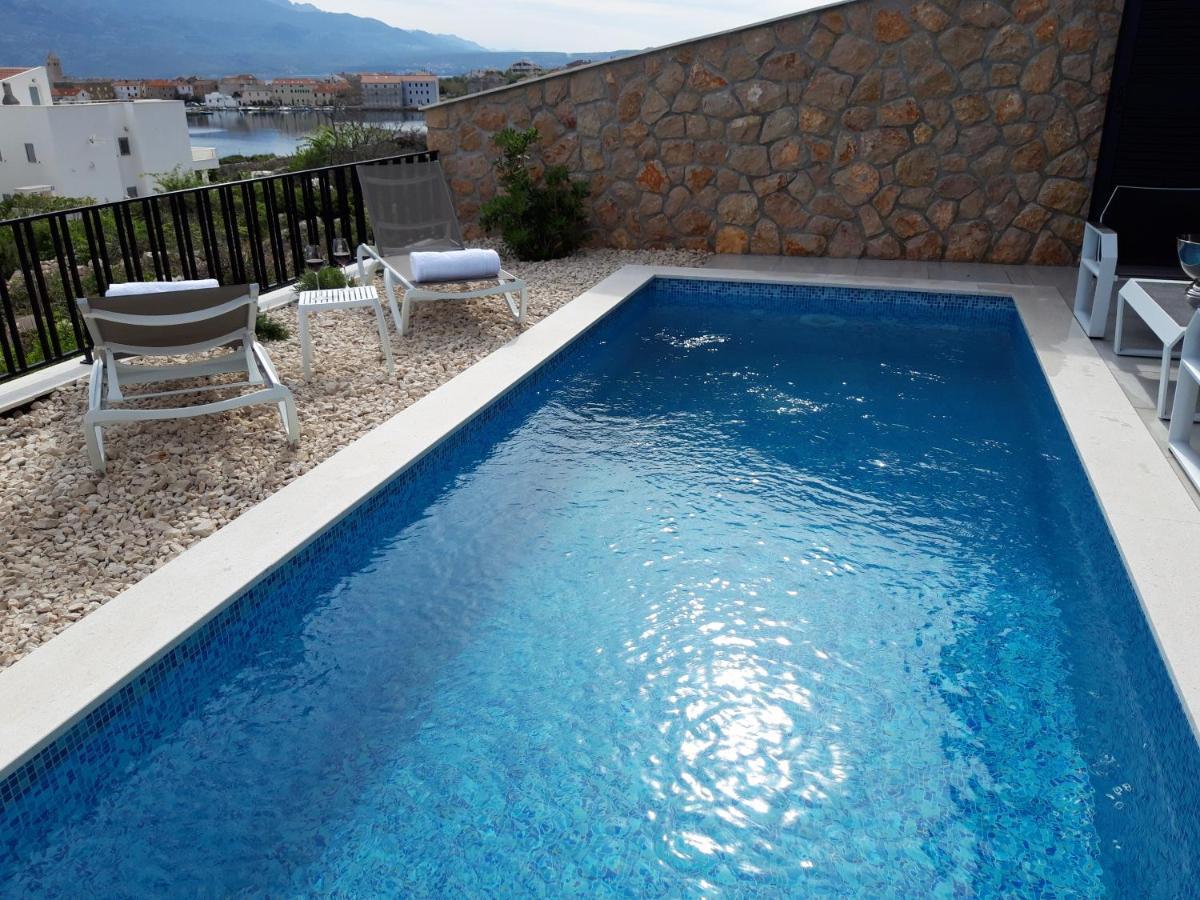 Pool And Sea Luxury Apartment Vinjerac Exterior foto